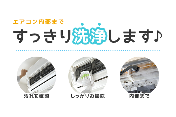 すっきり洗浄します